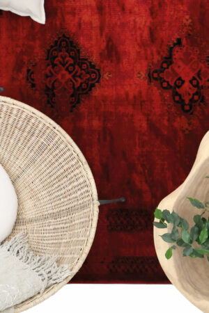 Κλασικό Χαλί Afgan 9870H D.Red 240X300 Royal Carpet - Image 3