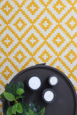Ψάθινο Χαλί Decorista 1721 O Yellow 160X235 Royal Carpet - Image 3