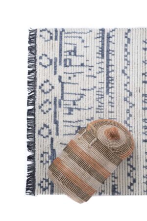 Χαλί Iris 191 Cream Blue 67x220 Royal Carpet - Image 3