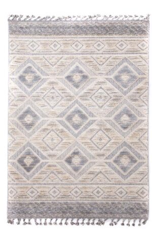 Μοντέρνο Xαλί La Casa 712B White-L. Grey 160X230 Royal Carpet