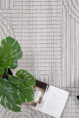 Μοντέρνο Χαλί Luna 31093A Grey 140X200 Royal Carpet - Image 3