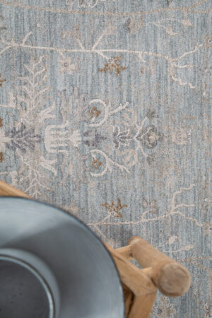 Κλασικό Χαλί Tabriz 590 Blue 240X360 Royal Carpet - Image 3