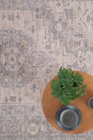 Κλασικό Χαλί Tabriz 647 L.Grey 240X360 Royal Carpet - Image 3