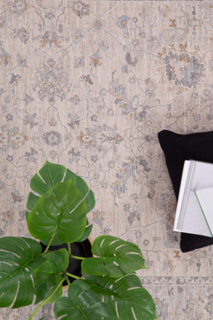 Κλασικό Χαλί Tabriz 675 L.Grey 140X190 Royal Carpet - Image 3
