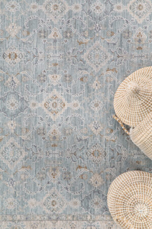 Κλασικό Χαλί Tabriz 839 Blue 160X230 Royal Carpet - Image 3