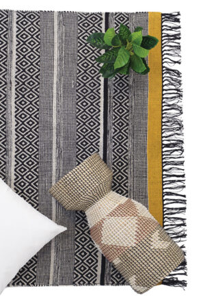 Χαλι Urban Cotton Kilim Amelia Chai Tea 160X230 Royal Carpet - Image 3