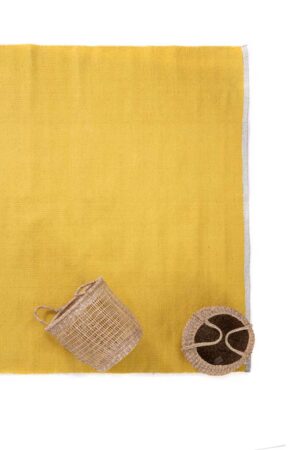 Χαλι Urban Cotton Kilim Arissa Yellow 70X140 Royal Carpet - Image 3