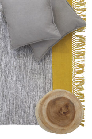 Χαλι Urban Cotton Kilim Flitter Yellow 70X140 Royal Carpet - Image 3