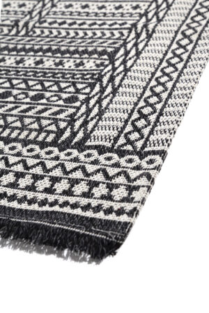 Βαμβακερό Χαλί Casa Cotton 22094 Black 157X230 Royal Carpet - Image 2