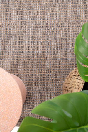 Ψάθινο Χαλί Elise 3652 09 Grey Black 130x190 Royal Carpet - Image 3