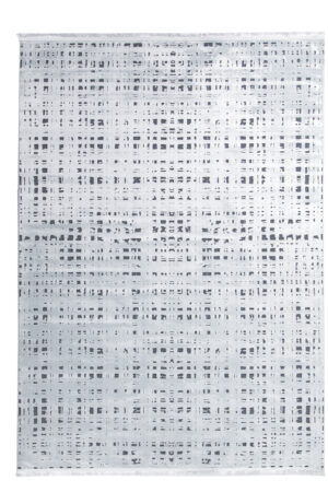 Καλοκαιρινό Χαλί Lotus Summer 2926 Black White 160x230 Royal Carpet