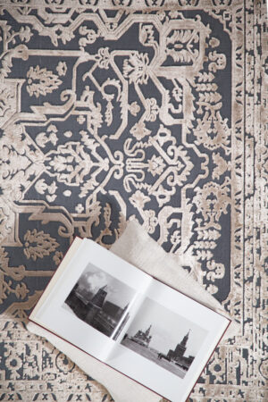 Καλοκαιρινό Χαλί Lotus Summer 2927 Black Gold 140x200 Royal Carpet - Image 3