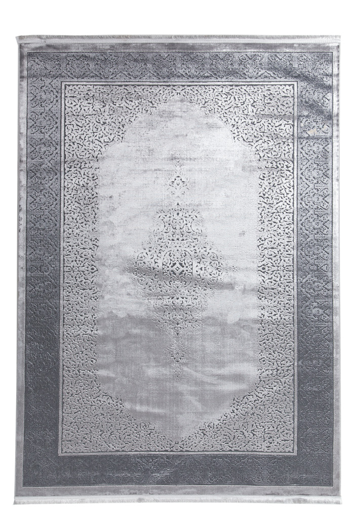 Καλοκαιρινό Χαλί Lotus Summer 2929 Black Grey 140x200 Royal Carpet