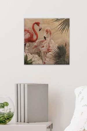 Tropical Flamingos πίνακας διακόσμησης M (21353) - Image 1