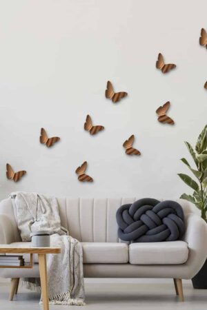 Bronze Butterflies 3D πολυπροπυλενίου (24013)
