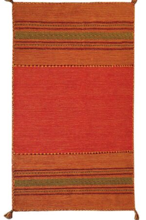 Καλοκαιρινό Χαλί Antique Kilim 4080 Rust 70x140 New Plan - Image 1