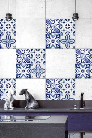 Tile Cover Azulejos πλακάκια διακόσμησης τοίχων κουζίνας & μπάνιου (31223) - Image 1