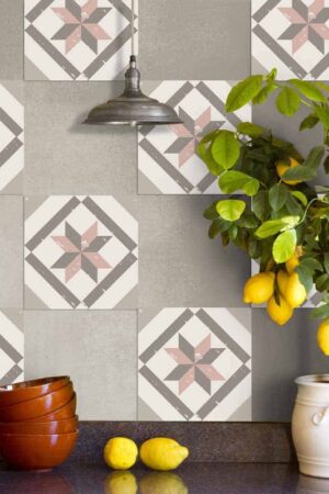 Tile Cover Pink πλακάκια διακόσμησης τοίχων κουζίνας & μπάνιου (31224) - Image 1