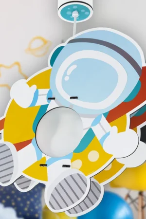 Spaceman MDF παιδικό φωτιστικό οροφής (41347)