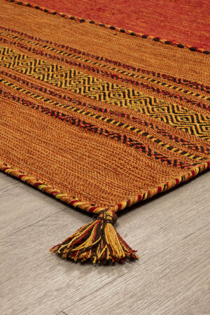 Καλοκαιρινό Χαλί Antique Kilim 4080 Rust 70x140 New Plan - Image 2
