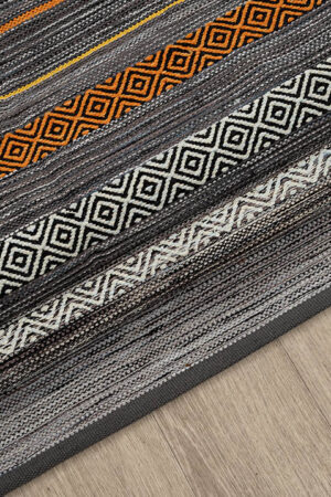 Καλοκαιρινό Χαλί Antique Kilim 5090 Grey 133x190 New Plan - Image 3
