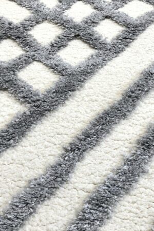 Μοντέρνο Χαλί Thick 826 Grey Cream 235X290 Koulis Carpets - Image 2