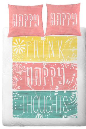 Σετ Υπέρδιπλα Σεντόνια Irene 240x260 HAPPY THOUGHTS - Image 1