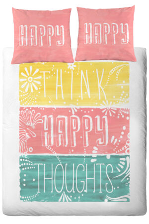 Σετ Υπέρδιπλα Σεντόνια Irene 240x260 HAPPY THOUGHTS - Image 1