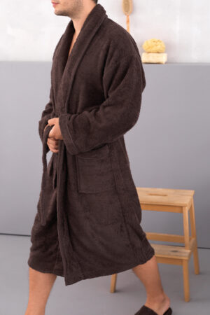 Σετ Μπουρνούζι με Παντόφλες Bath Collection PEARL BLACK OLIVE Medium - Image 1
