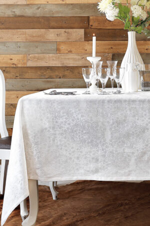 Σετ 4 Πετσέτες Φαγητού Festosi 45x45 BALLE WHITE - Image 1