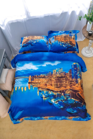 Σετ Υπέρδιπλα Σεντόνια Satin Dreamlands 240x275 SDR331 - Image 1