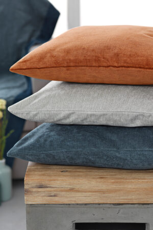 Διακοσμητική Μαξιλαροθήκη Throws Collection 42x42 BALLY GREY - Image 1