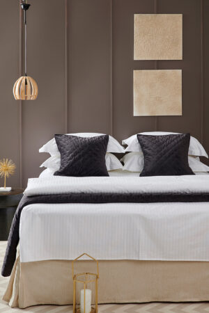 Μαξιλαροθήκη White Comfort 240TC 50x75 WHITE STRIPES - Image 1