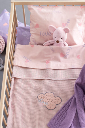 Κουβέρτα Πικέ Bebe Blankets 80x110 HONEY - Image 1
