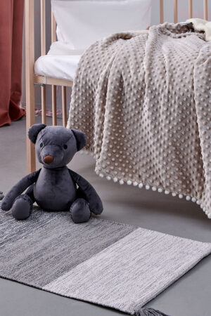 Πατάκι Παιδικό Kids Decor 50x80 BLOOM GREY - Image 1