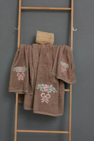 Σετ Πετσέτες Towels Collection ROSELIA MUSHROOM - Image 1