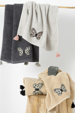 Σετ Πετσέτες Towels Collection CUBO SAND - Image 1