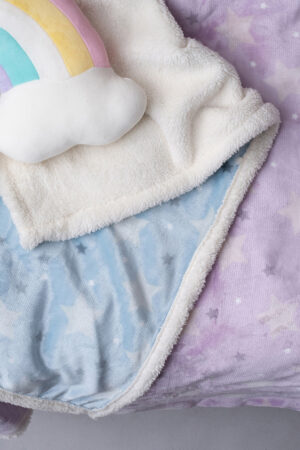 Κουβέρτα Λίκνου Flannel Fleece 80x90 SKY BOY - Image 1