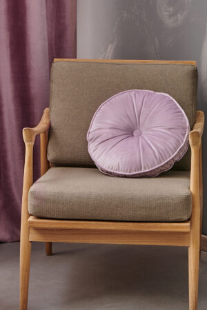 Διακοσμητικο Μαξιλαρι Velvet Feel Ø30cm VF803 LILAC - Image 1