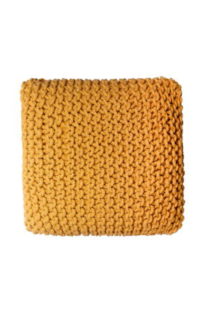 Μαξιλάρα Δαπέδου/ Πουφ 45x45x20 DEXTER YELLOW - Image 1