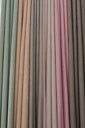 Κουρτίνα Με Τρουκς 140x260 KARA PINK - Image 3