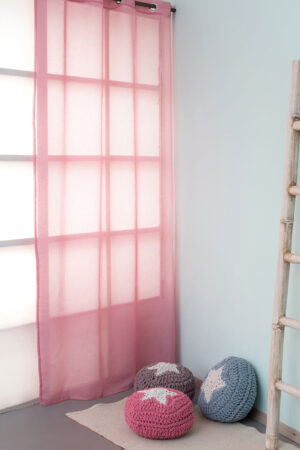Κουρτίνα Με Τρουκς 140x260  ERA PINK - Image 2