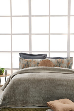 Κουβέρτα Fleece 220x240 CHLOEE GREY - Image 1