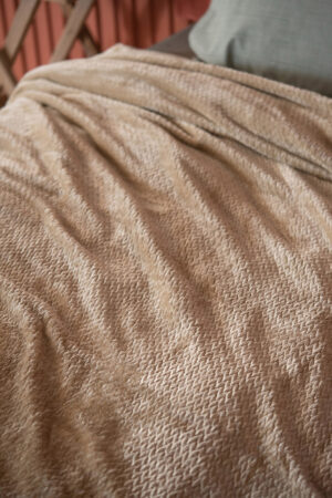 Κουβέρτα Fleece 160x220 CHLOEE SAND - Image 3