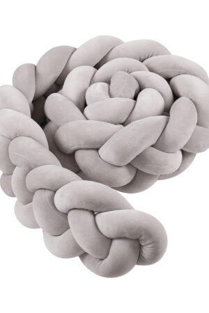 Πάντα Κούνιας Πλεξούδα 15x220 TANGLE GREY - Image 1