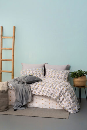 Σετ Μονά Σεντόνια Fashion Life 170x260 FL6113 Με Λάστιχο - Image 1