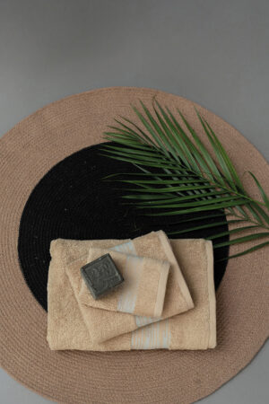 Σετ Πετσέτες Towels Collection KAYLE BEIGE - Image 1