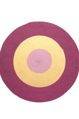 Χαλάκι Kids Decor Ø140cm TRICOLORE PINK - Image 1