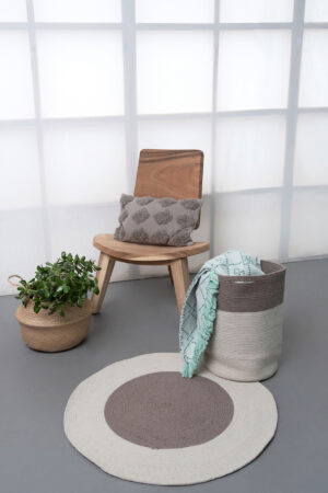 Διακοσμητικο Καλάθι Με Χερουλια Home Decor 30x45 KEG GREY GREY - Image 2