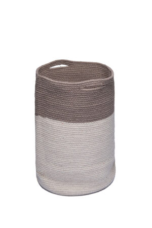 Διακοσμητικο Καλάθι Με Χερουλια Home Decor 30x45 KEG GREY GREY - Image 1
